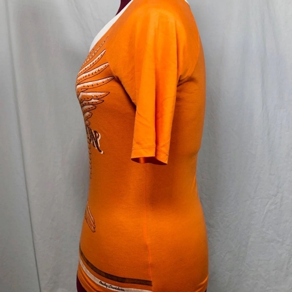 Harley-Davidson Orange Eagle Tee - Picture 4 of 10